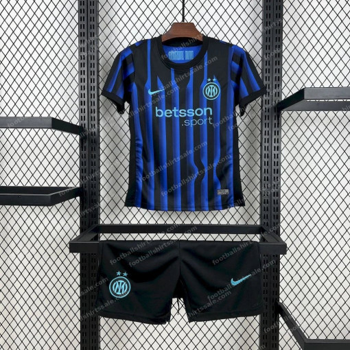 2025/2026 Inter Milan Home Football Shirt Kids Size