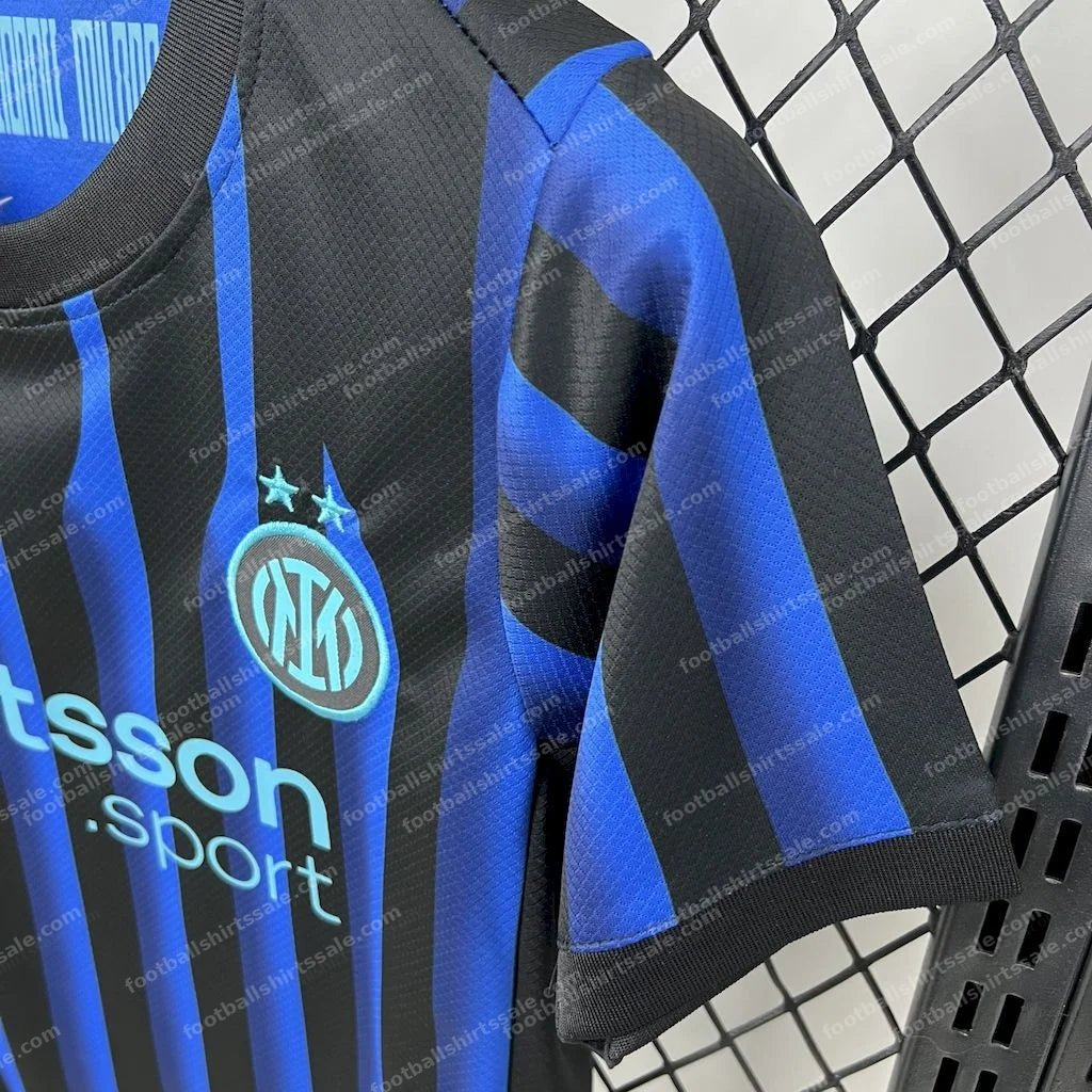 2025/2026 Inter Milan Home Football Shirt Kids Size - Detail 7
