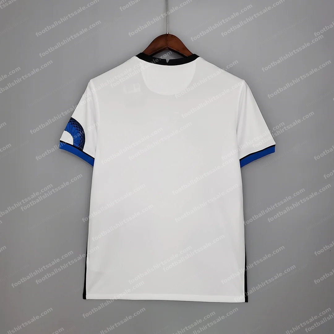Internazionale Milan Football Jersey White 2021/2022 Retro 1:1 Thai Quality Away - Detail 1