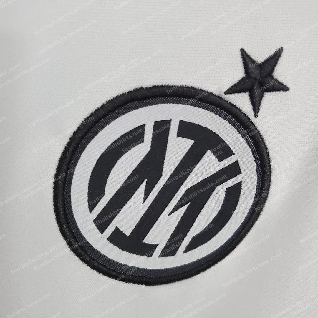 Internazionale Milan Football Jersey White 2021/2022 Retro 1:1 Thai Quality Away - Detail 5