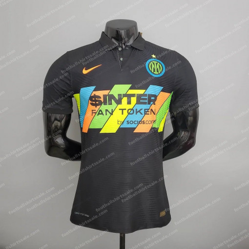 Internazionale Milan Third Away Football Jersey 2021/2022 Retro - Player Version