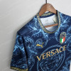 2022 Italy Commemorative Edition Blue Soccer Shirt - Detail 6