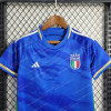 2023 Italy Home Soccer Shirt Kids Size - Detail 2