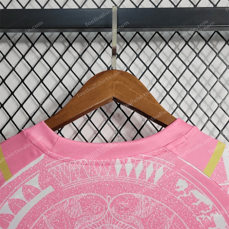2023/2024 Italy Special Edition Pink Soccer Shirt - Detail 6