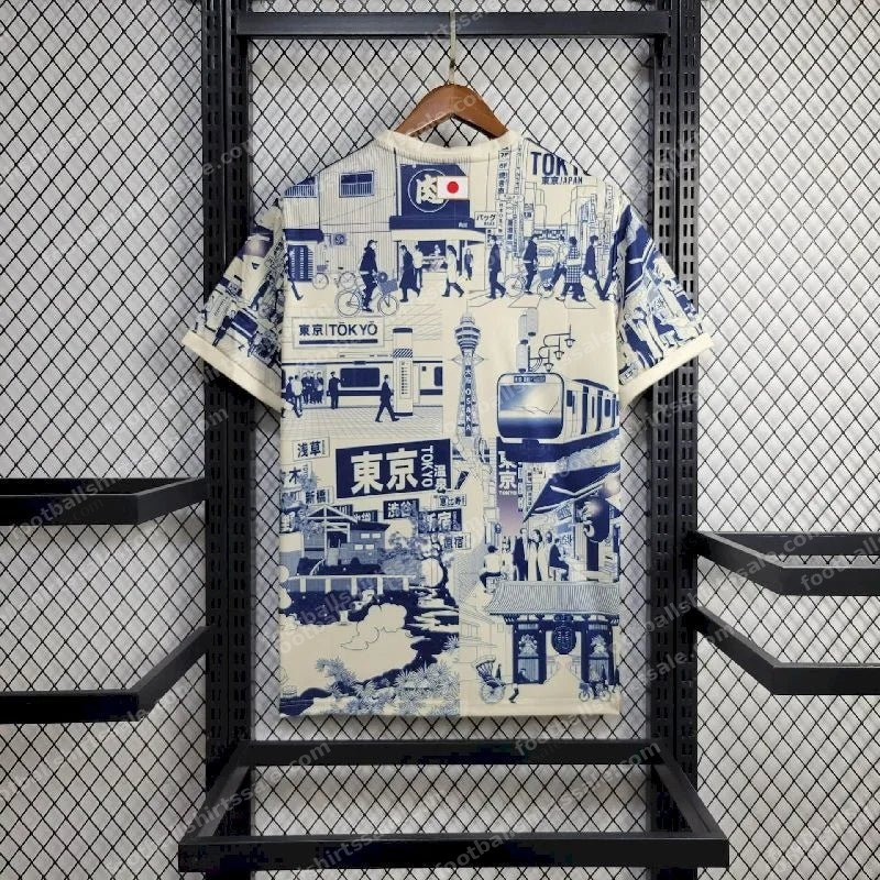 2024 Japan Tokyo Special Edition Blue Football Jersey - Detail 1
