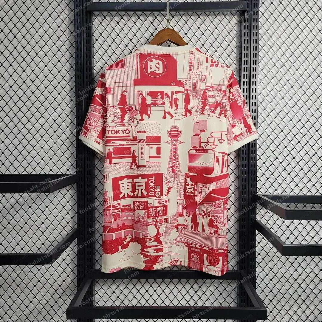 2023 Japan Tokyo Special Edition Red Football Jersey - Detail 1