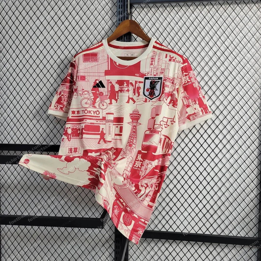 2023 Japan Tokyo Special Edition Red Football Jersey - Detail 3