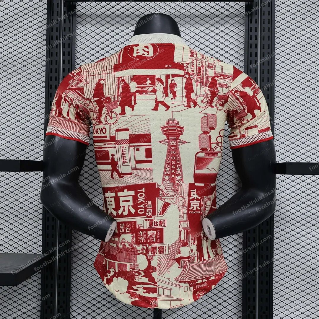 2023 Japan Tokyo Special Edition Red Football Jersey – Player Version - Detail 1