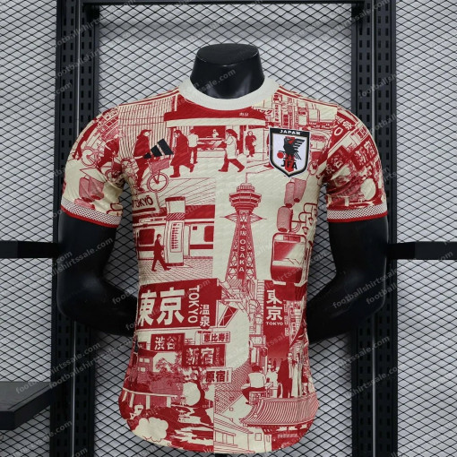 2023 Japan Tokyo Special Edition Red Football Jersey - Player Version