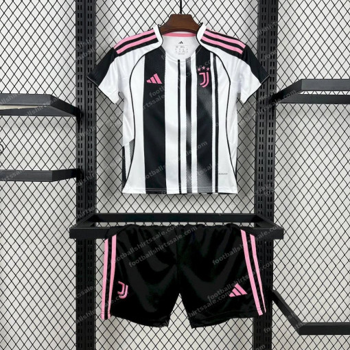2025/2026 Juventus Home Football Shirt Kids Size