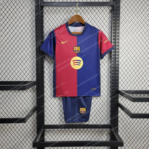 2024/2025 Kids Size Barcelona Home Football Shirt