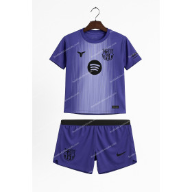 2025/2026 Kids Size Barcelona Purple Goalkeeper Football Kit
