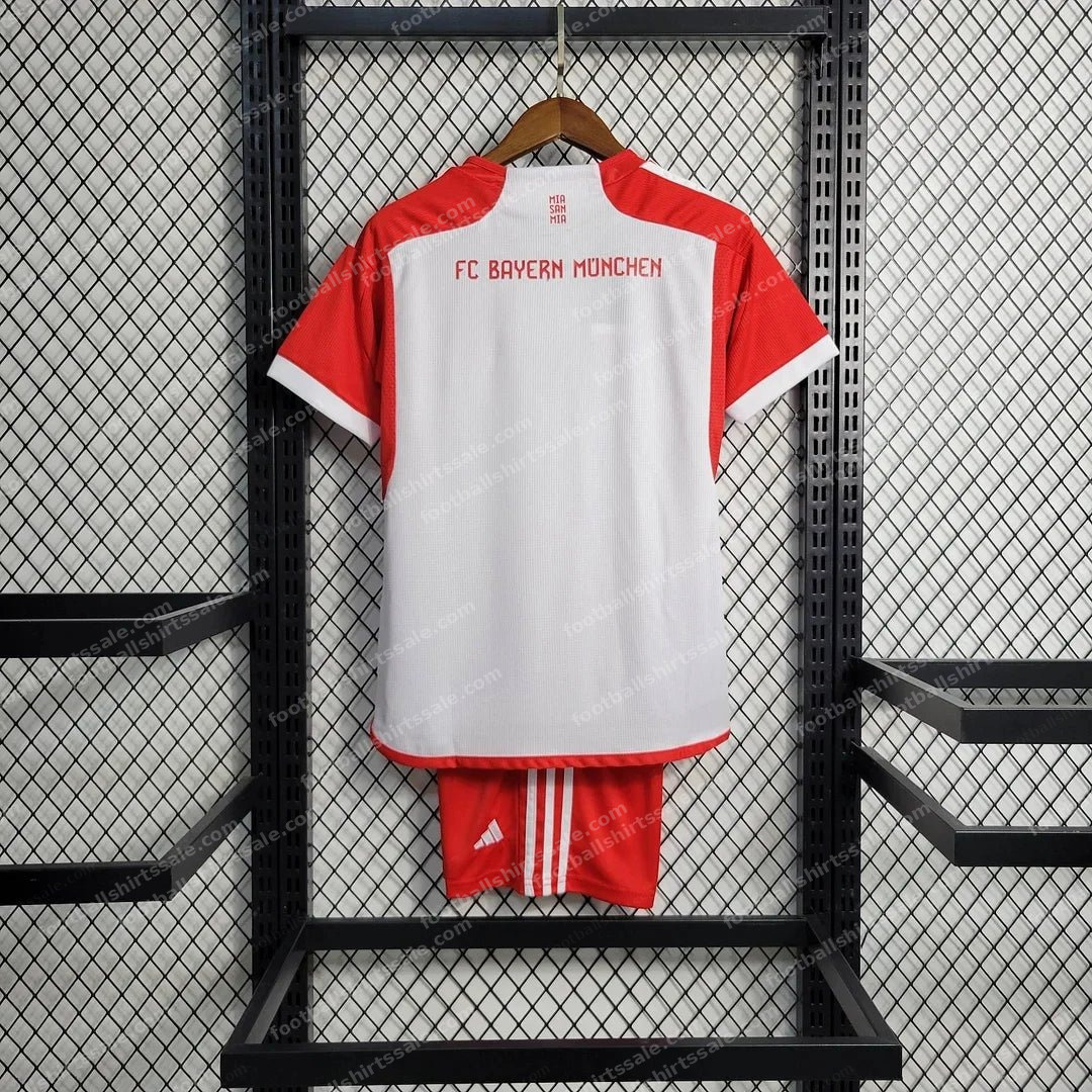 2023/2024 Kids Size Bayern Munich Home Football Jersey 1:1 Thai Quality - Detail 1