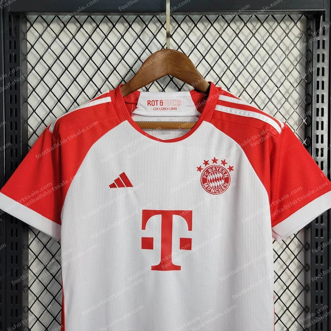 2023/2024 Kids Size Bayern Munich Home Football Jersey 1:1 Thai Quality - Detail 2