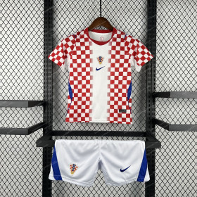 2026 Kids Size Croatia Home Football Shirt