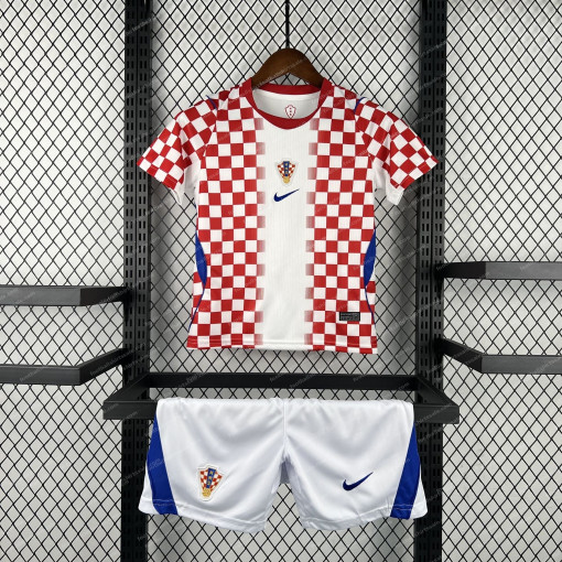 2026 Kids Size Croatia Home Football Shirt