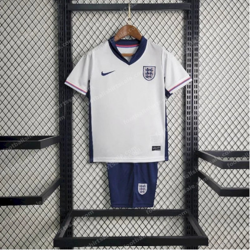 2024 Kids Size England Home Football Jersey