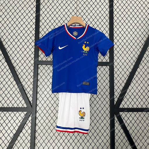 2024 Kids Size France Home Football Shirt