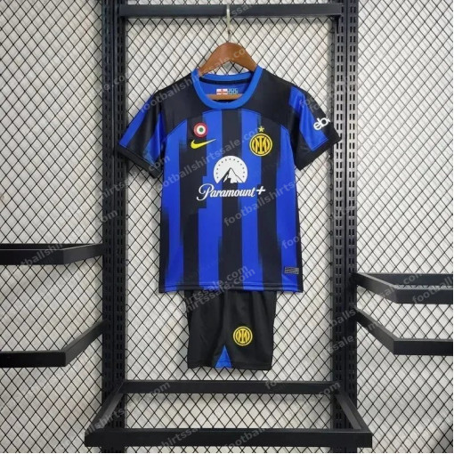 2023/2024 Kids Size Inter Milan Home Football Jersey