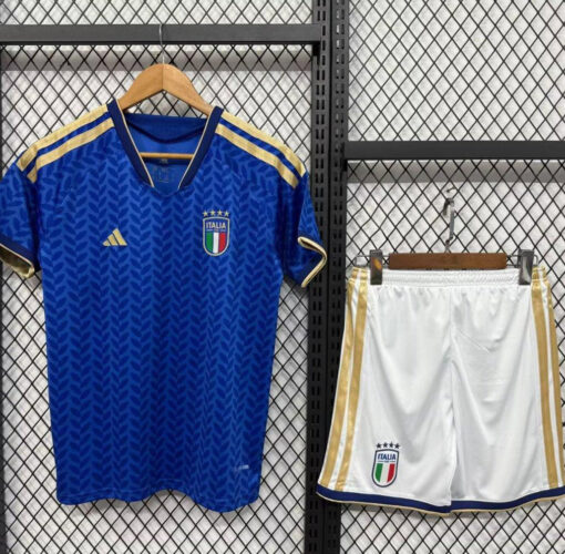 2026 Kids Size Italy Home Football Shirt