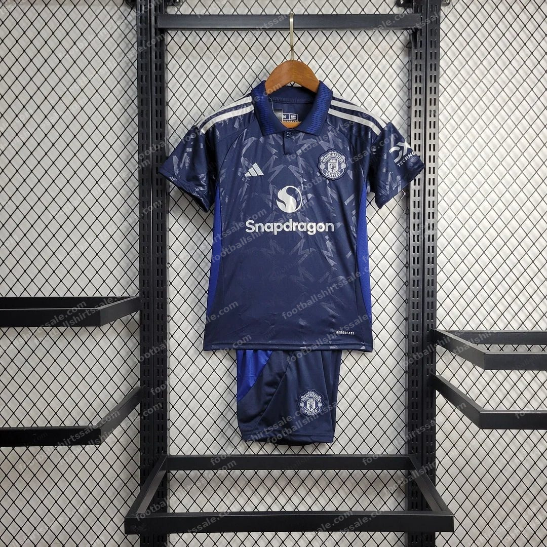 2024/2025 Kids Size Manchester United Away Football Shirt 1:1 Thai Quality