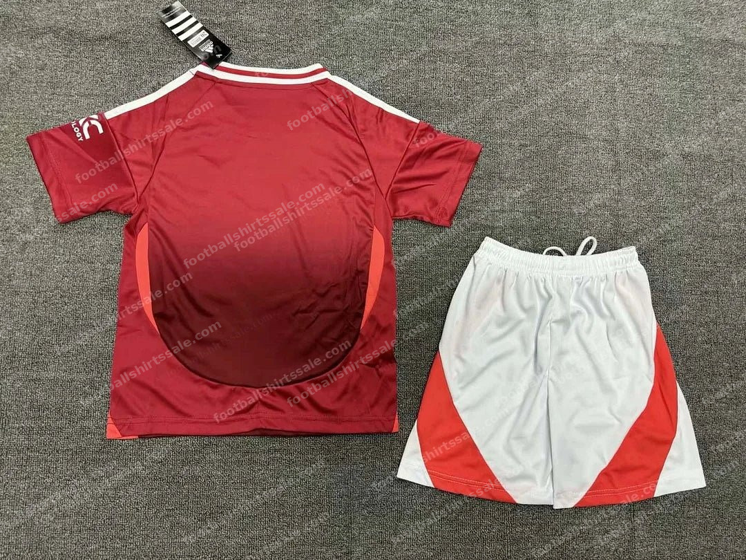2024/2025 Kids Size Manchester United Home Football Shirt 1:1 Thai Quality - Detail 1