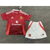 2024/2025 Kids Size Manchester United Home Football Shirt 1:1 Thai Quality
