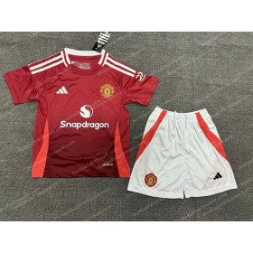 2024/2025 Kids Size Manchester United Home Football Shirt