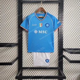 2023/2024 Kids Size Napoli Home Soccer Jersey