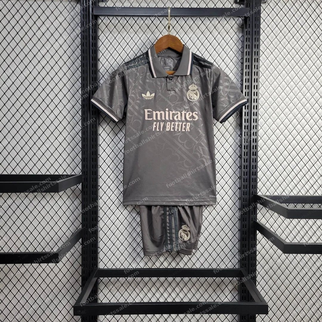 2024/2025 Kids Size Real Madrid Third Away Football Shirt 1:1 Thai Quality