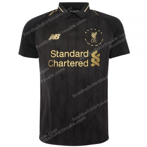 Liverpool Black 6 Time Euro Champions Shirt 18/19
