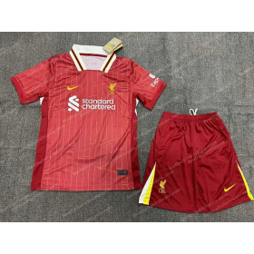 2024/2025 Liverpool Home Soccer Jersey Kids Size