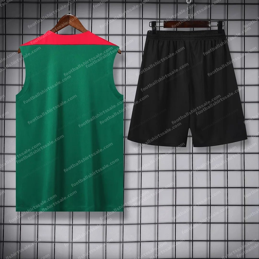2024/2025 Liverpool Pre-match Training Green Jersey+Shorts 1:1 Thai Quality - Detail 1
