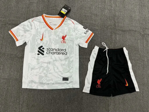 2024/2025 Liverpool Third Away Soccer Jersey Kids Size