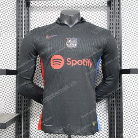 2024/2025 Long Sleeve Player Version Barcelona Away Jersey