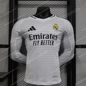 2024/2025 Long Sleeve Real Madrid Home Football Shirt