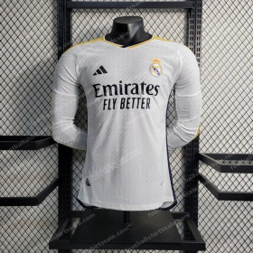 2023/2024 Long Sleeve Real Madrid Home Football Shirt