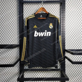 2011/2012 Long Sleeve Retro Real Madrid Away Football Shirt