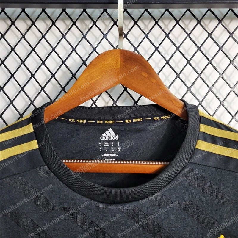 2011/2012 Long Sleeve Retro Real Madrid Away Football Shirt - Detail 6