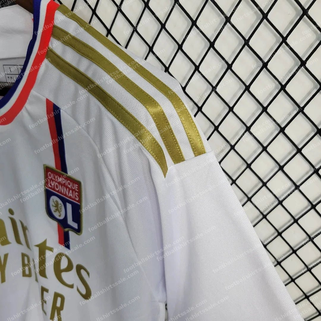 2023/2024 Lyon Home Football Shirt - Detail 4