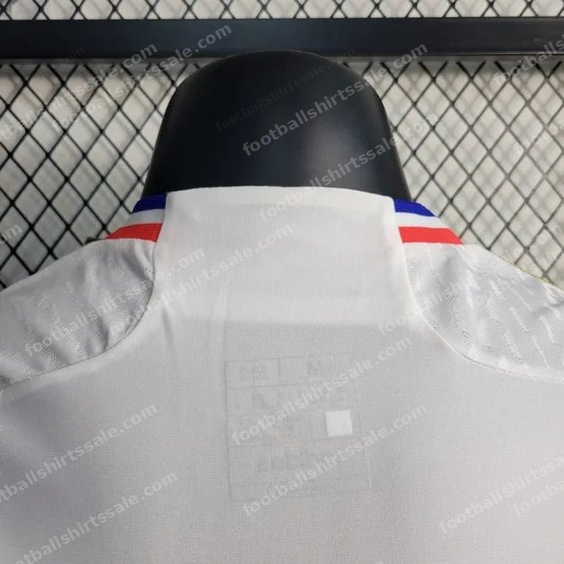 2023/2024 Lyon Home Football Shirt – Player Version - Detail 4