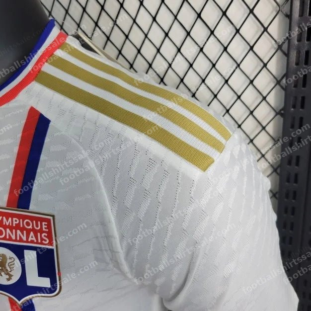 2023/2024 Lyon Home Football Shirt – Player Version - Detail 6