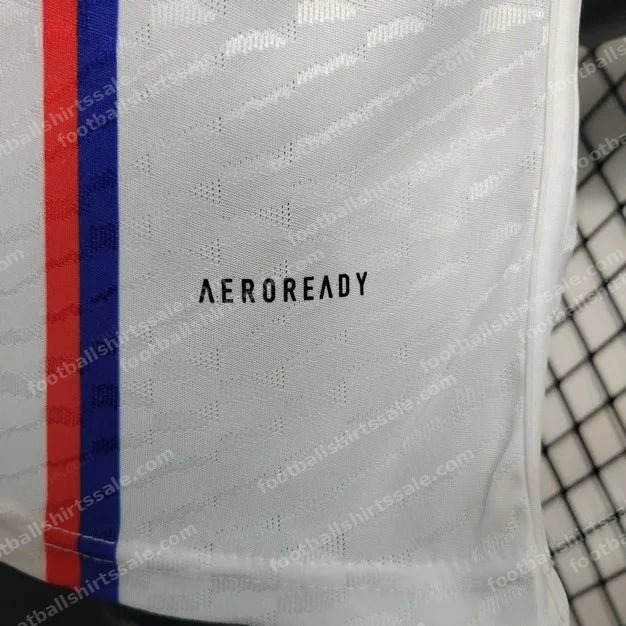 2023/2024 Lyon Home Football Shirt – Player Version - Detail 9