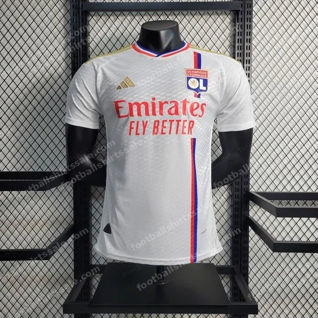 2023/2024 Lyon Home Football Shirt – Player Version