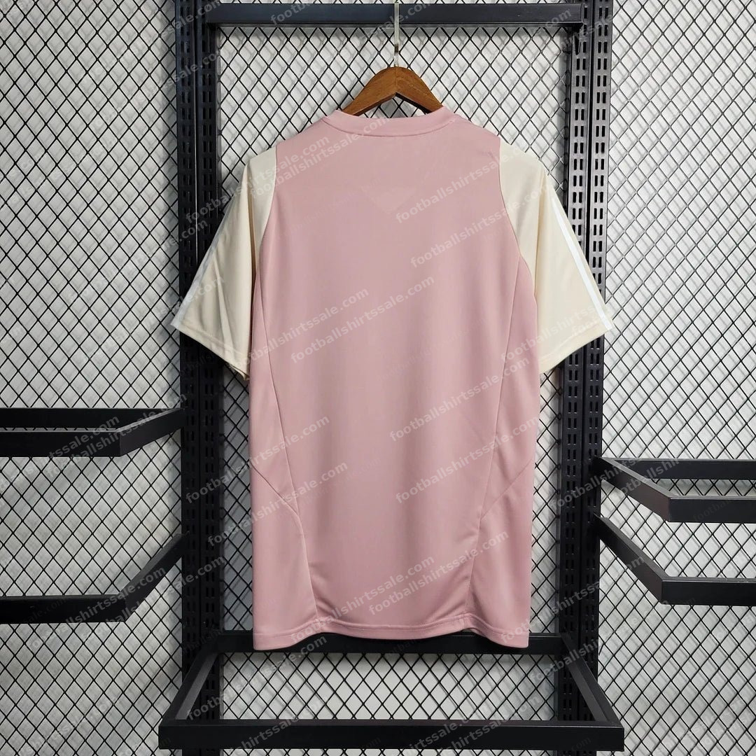 2023/2024 Lyon Training Wear Pink Football Shirt - Detail 1