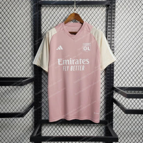 2023/2024 Lyon Training Wear Pink Football Shirt