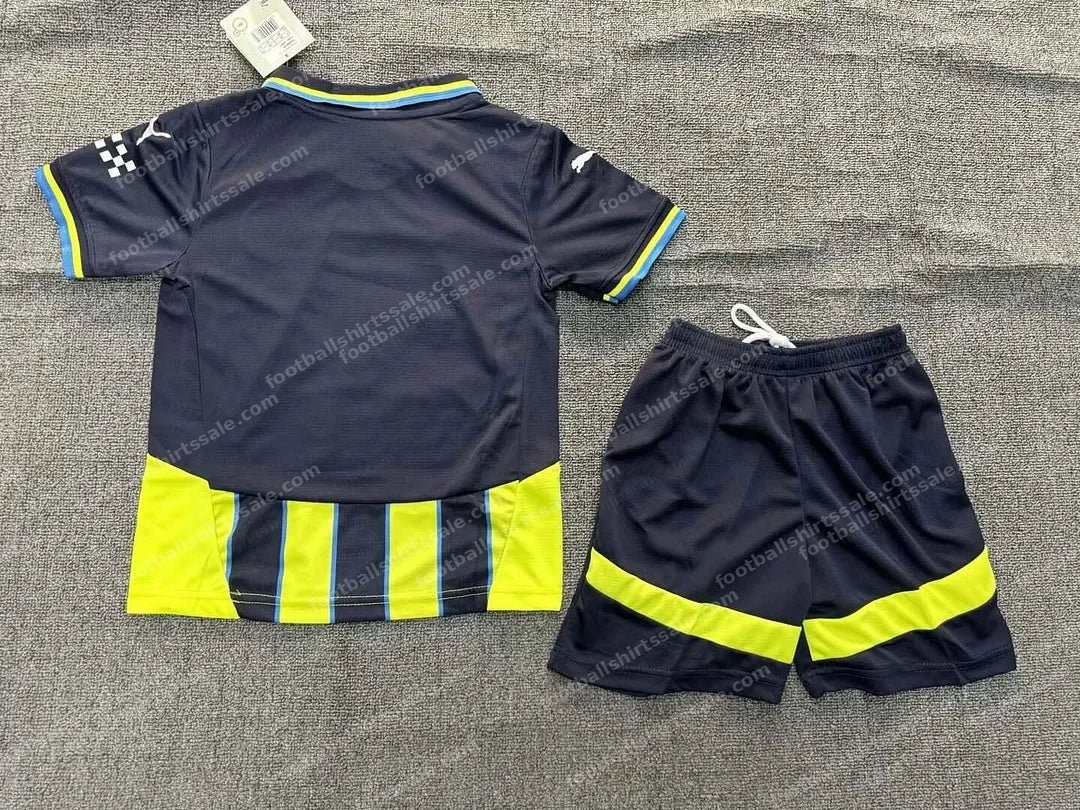 2024/2025 Manchester City Away Football Shirt 1:1 Thai Quality Kids Size - Detail 1