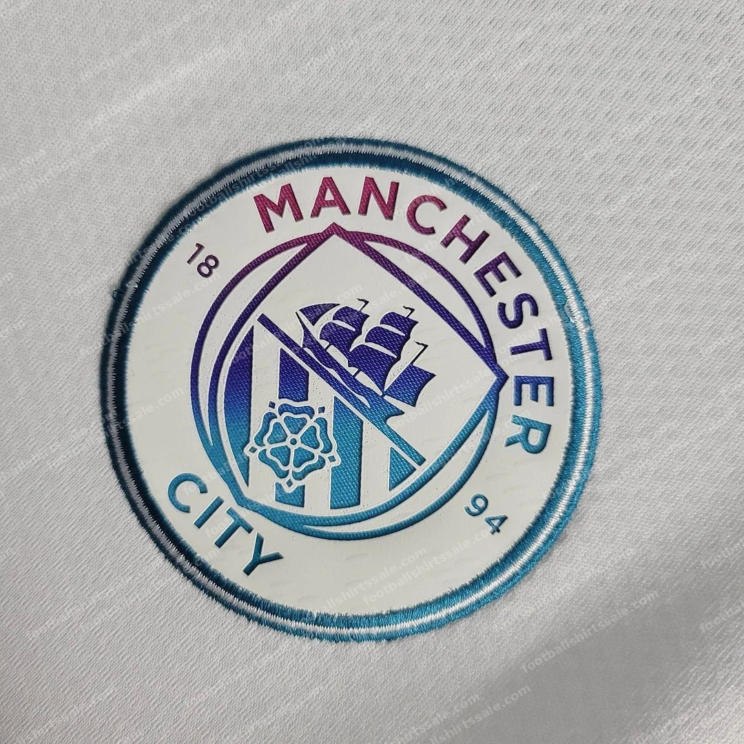 Manchester City Football Shirt 2021/2022 Retro 1:1 Thai Quality Away - Detail 5
