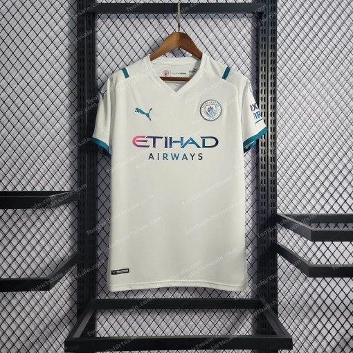 Manchester City Football Shirt 2021/2022 Retro Away