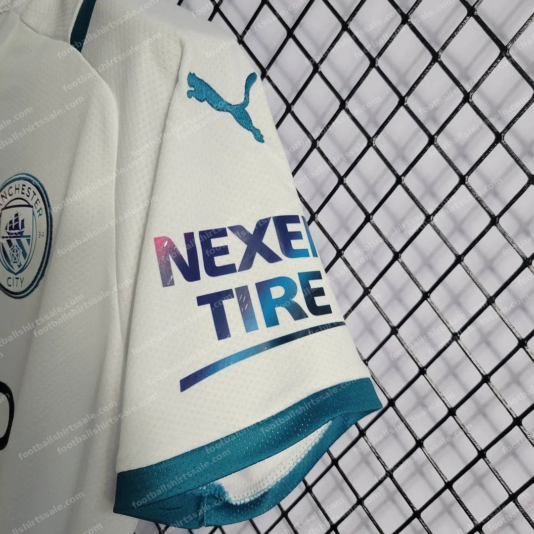 Manchester City Football Shirt 2021/2022 Retro 1:1 Thai Quality Away - Detail 6